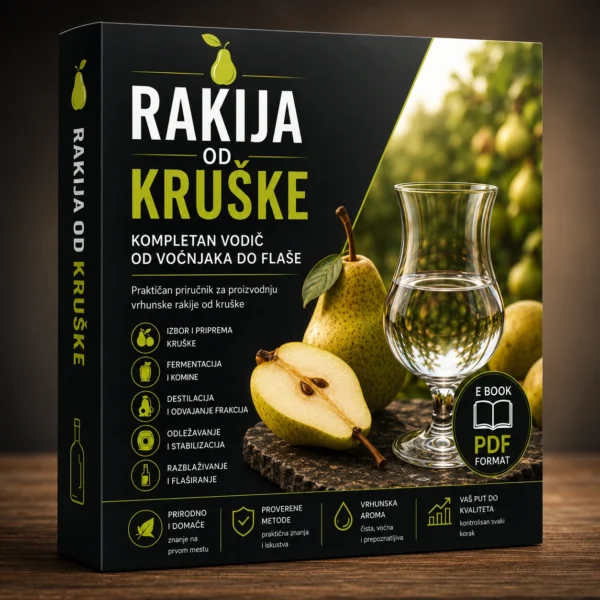 rakija od kruske kompletan vodič za proizvodnju